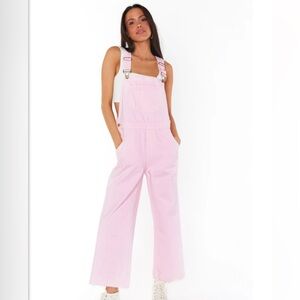 Show me your Mumu light pink marfa overalls